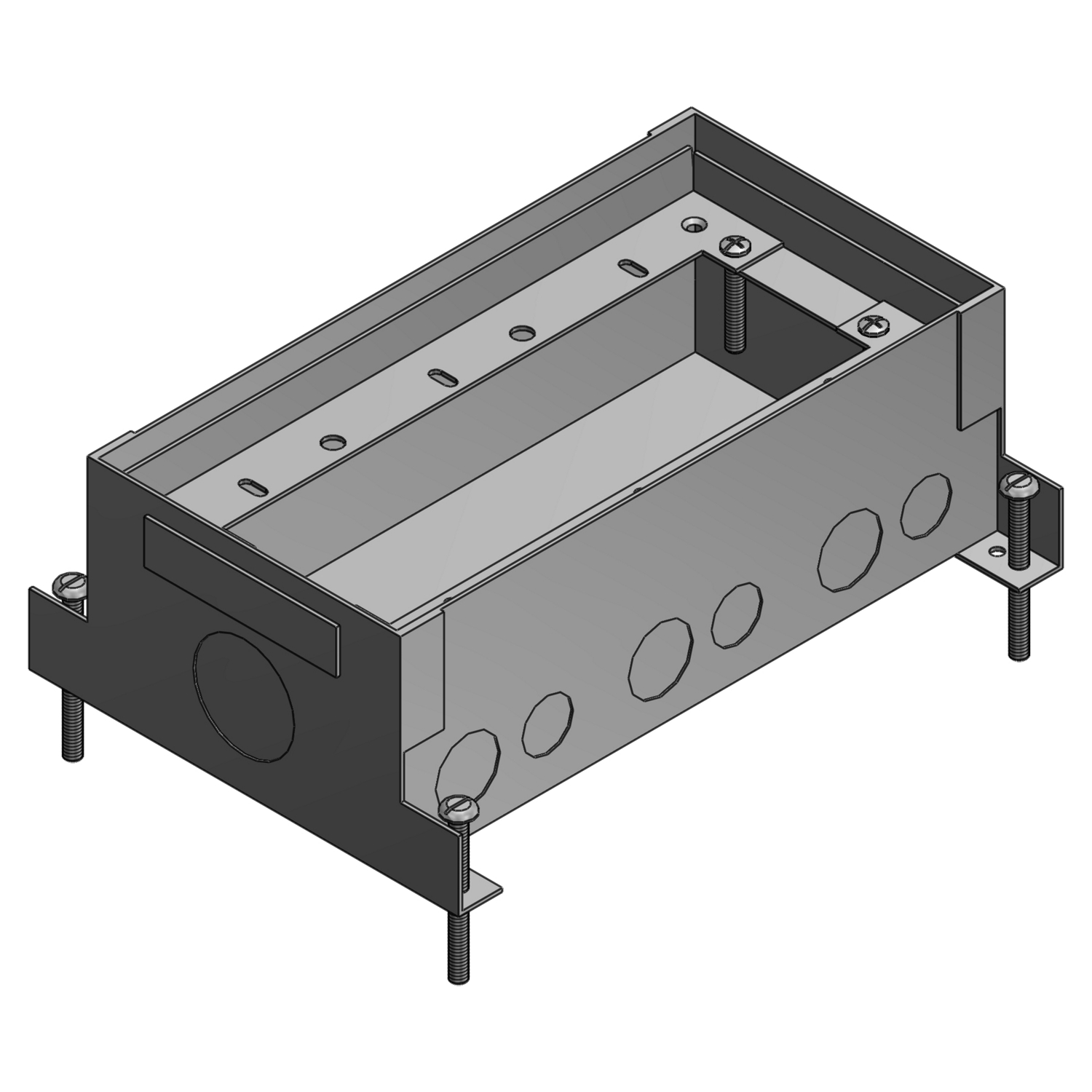 Product image for Steel City 743D Steel Floor Box
