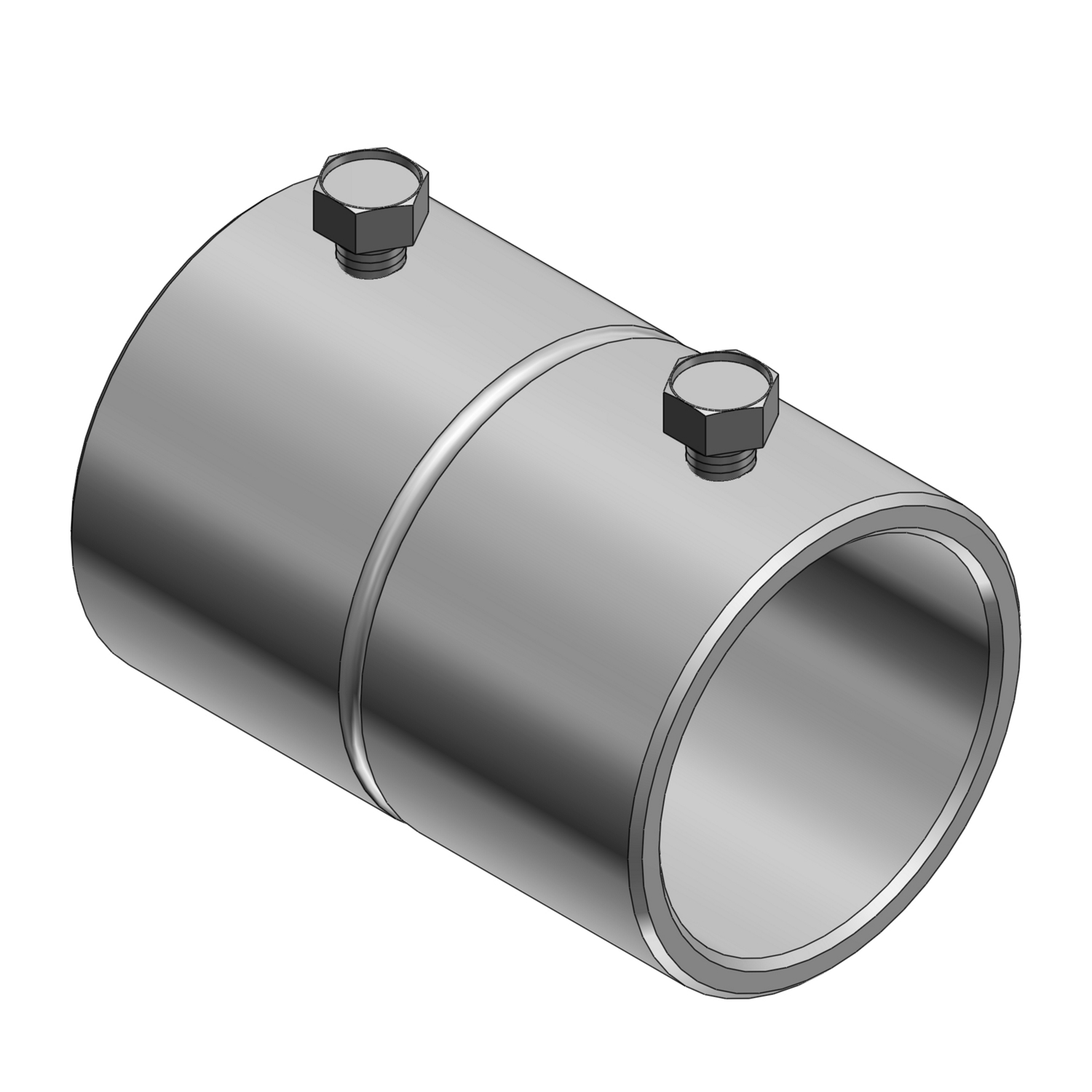 Product image for Thomas & Betts 8324-TB 1" Rigid/IMC Conduit Set Screw Coupling, Steel