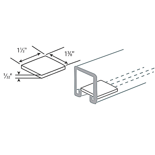 Product image for ABB AB868 FIBER WIRE RETAINER