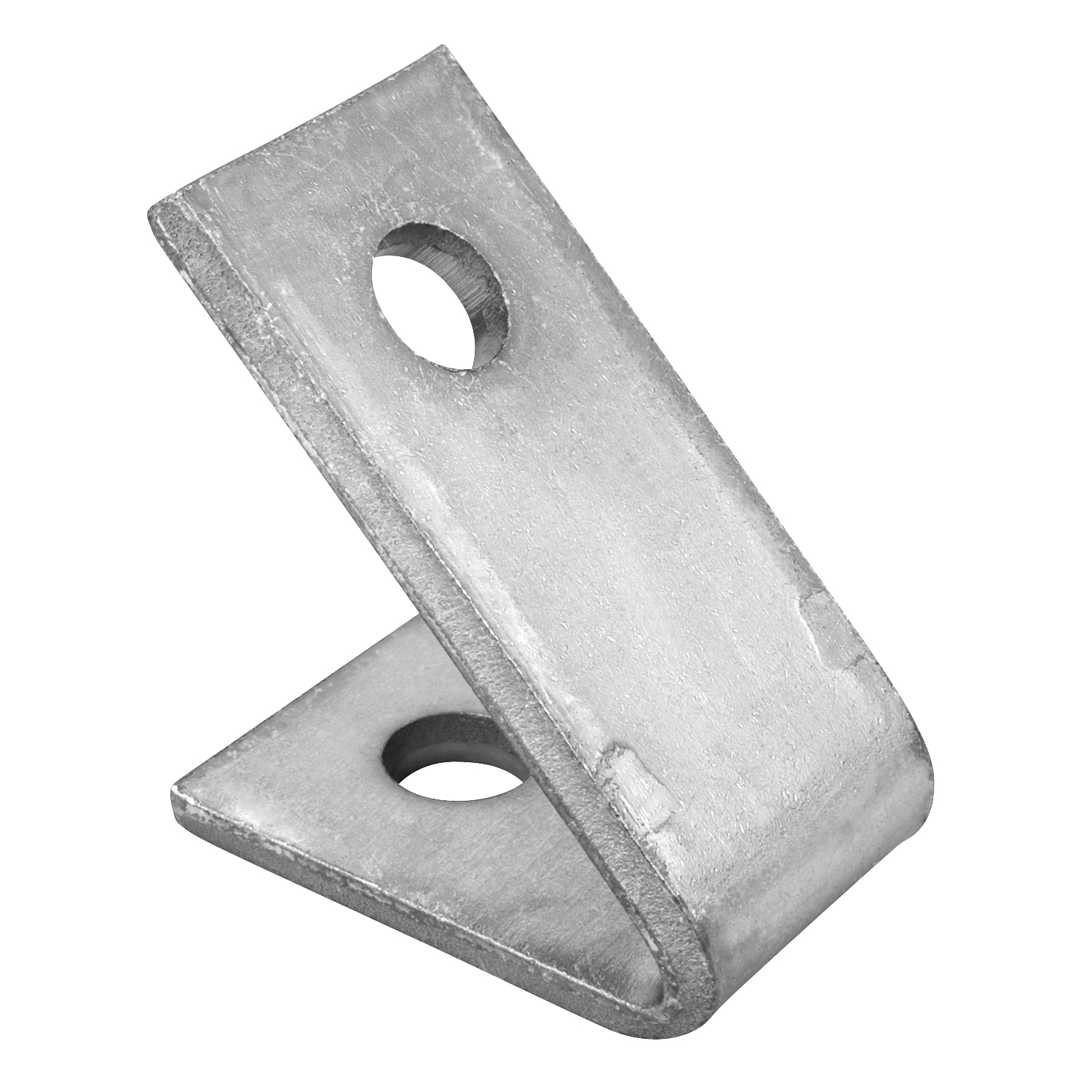 Product image for Superstrut AB225-EG Two-Hole Steel Closed Angle Fitting w/ SilverGalv finish