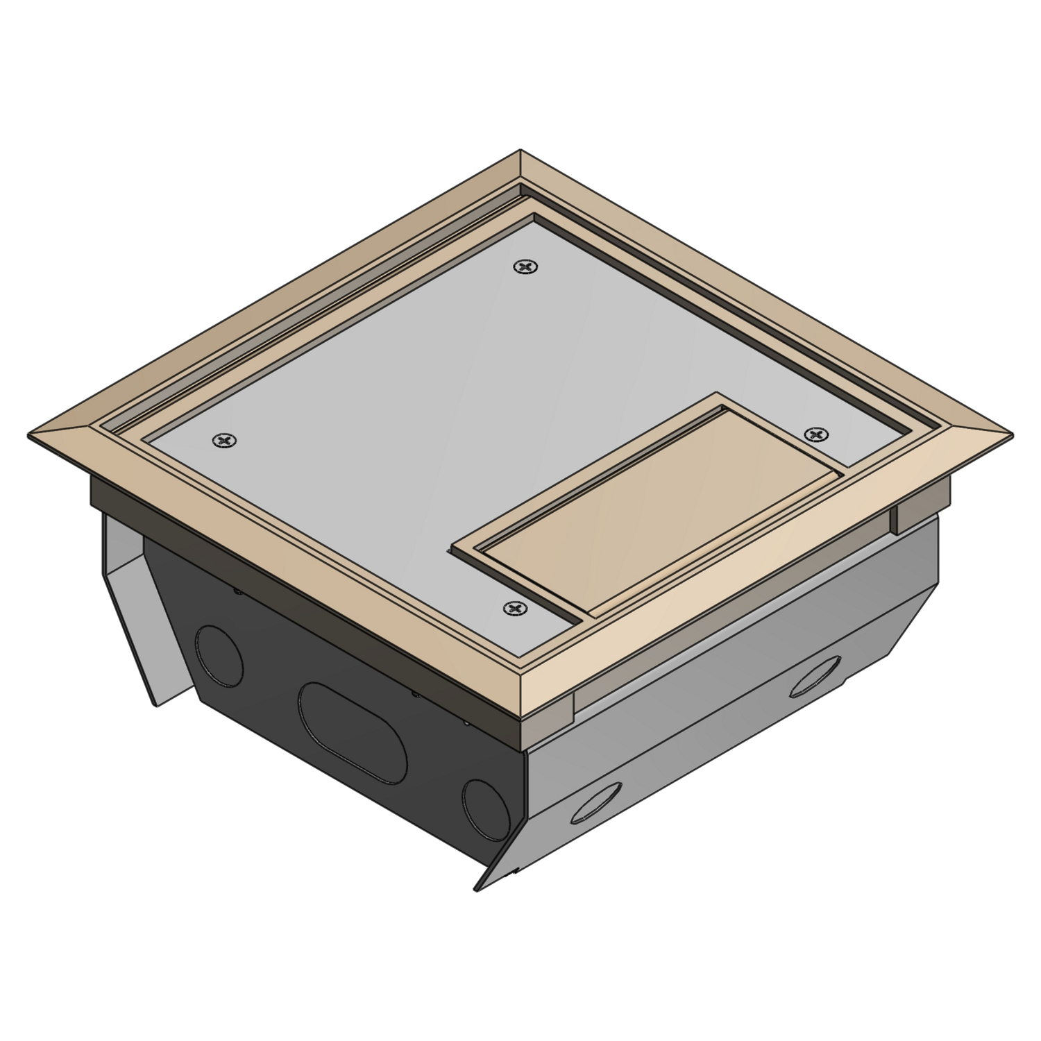 Product image for ABB AFM 4 BGE 3COMP FLR INSERT BEIG