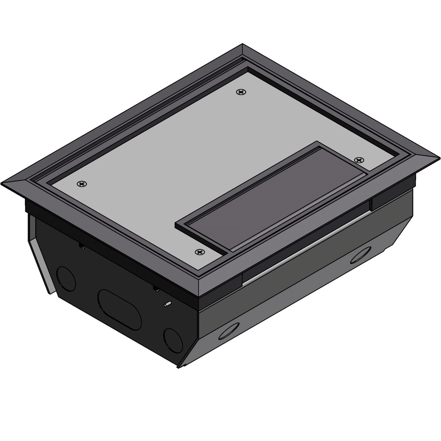 ABB AFM 6 GRY GALV. STEEL FLOOR INS