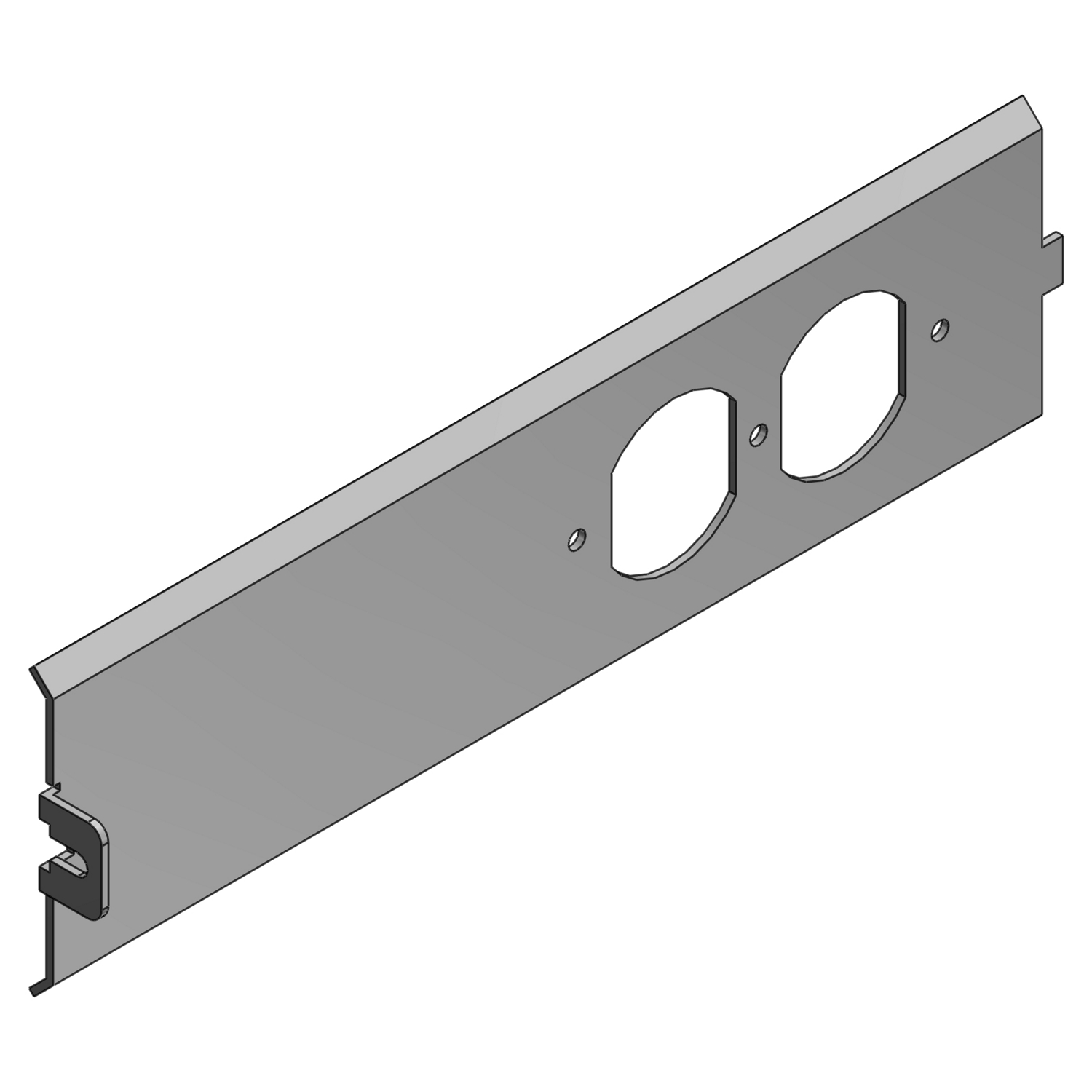 Product image for ABB AFP 6A AFM CVR DPLX SLPED 45DEG