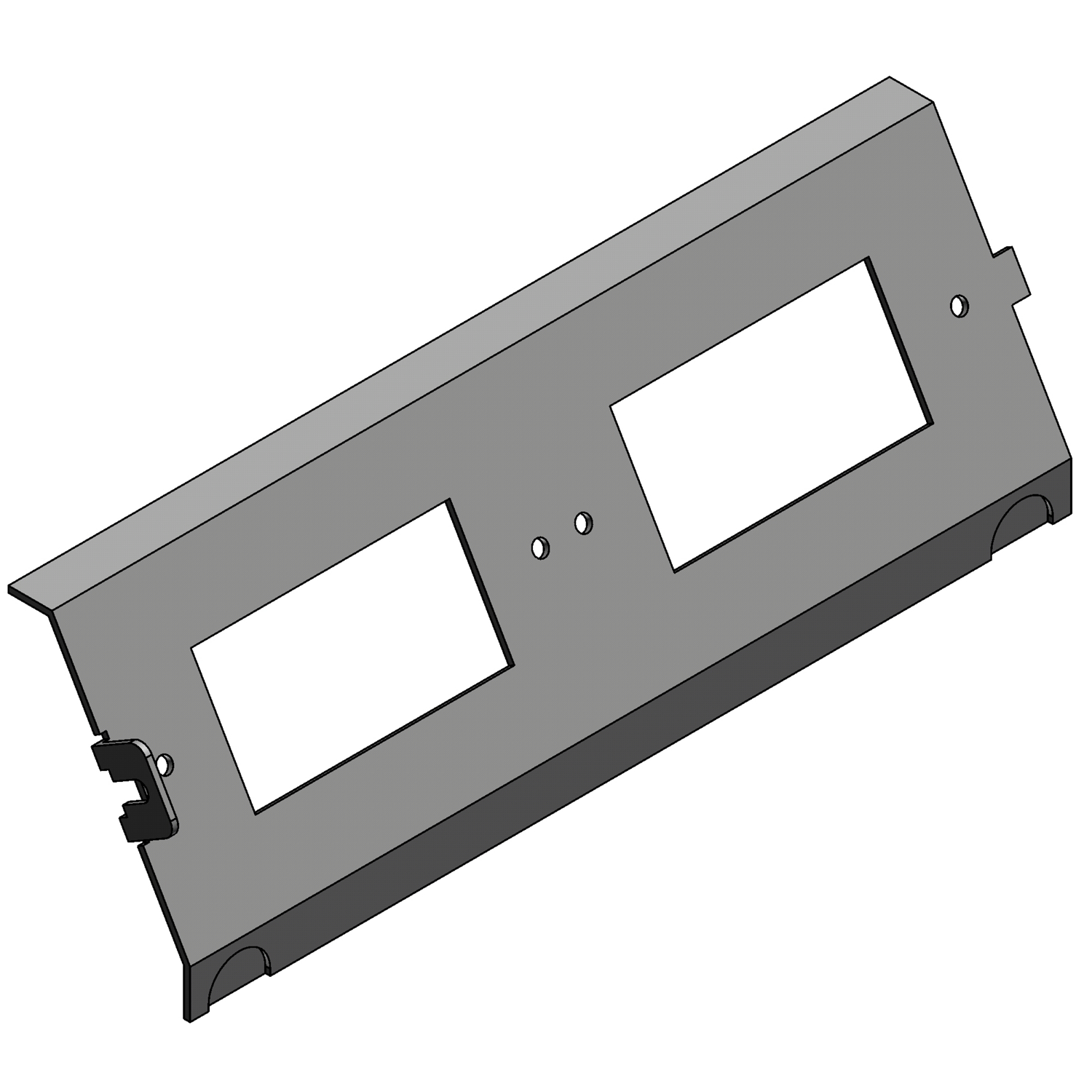 Product image for ABB AFP6GFCI POWER/DATA PLATE