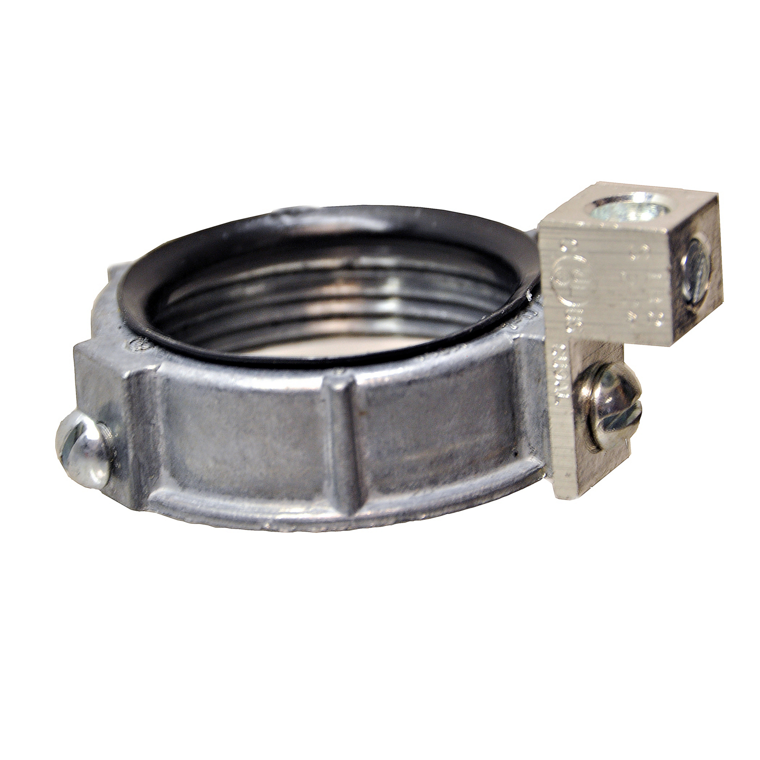 Product image for Steel City BG-806A 2" Grounding Bushing, Insulated with Aluminum Lug