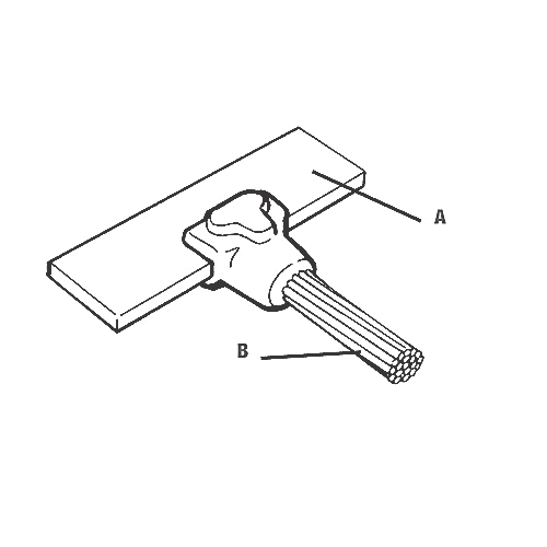 Product image for BB CB4-4-4/014112 CB4 CBL TO BAR, 4