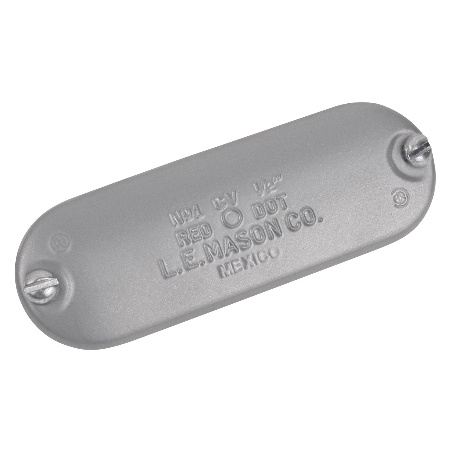 Product image for Red Dot CV-3 1 Inch Die-Cast Aluminum Conduit Body Cover