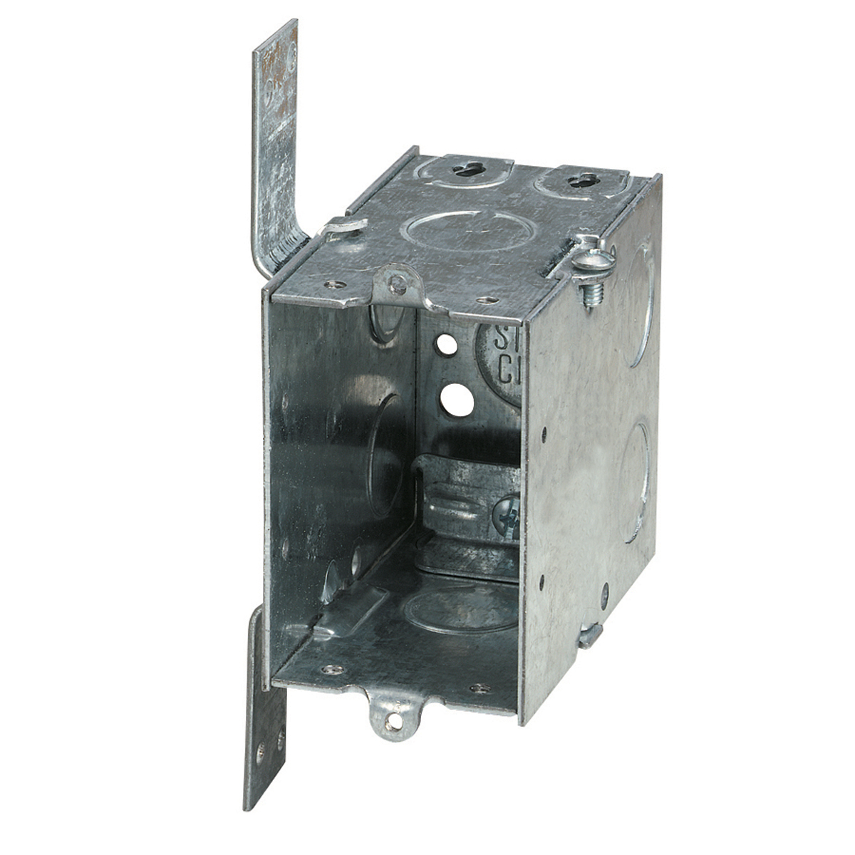 Product image for Steel City CXWV 18cu.in Gangable Steel Switch Box with Clamp