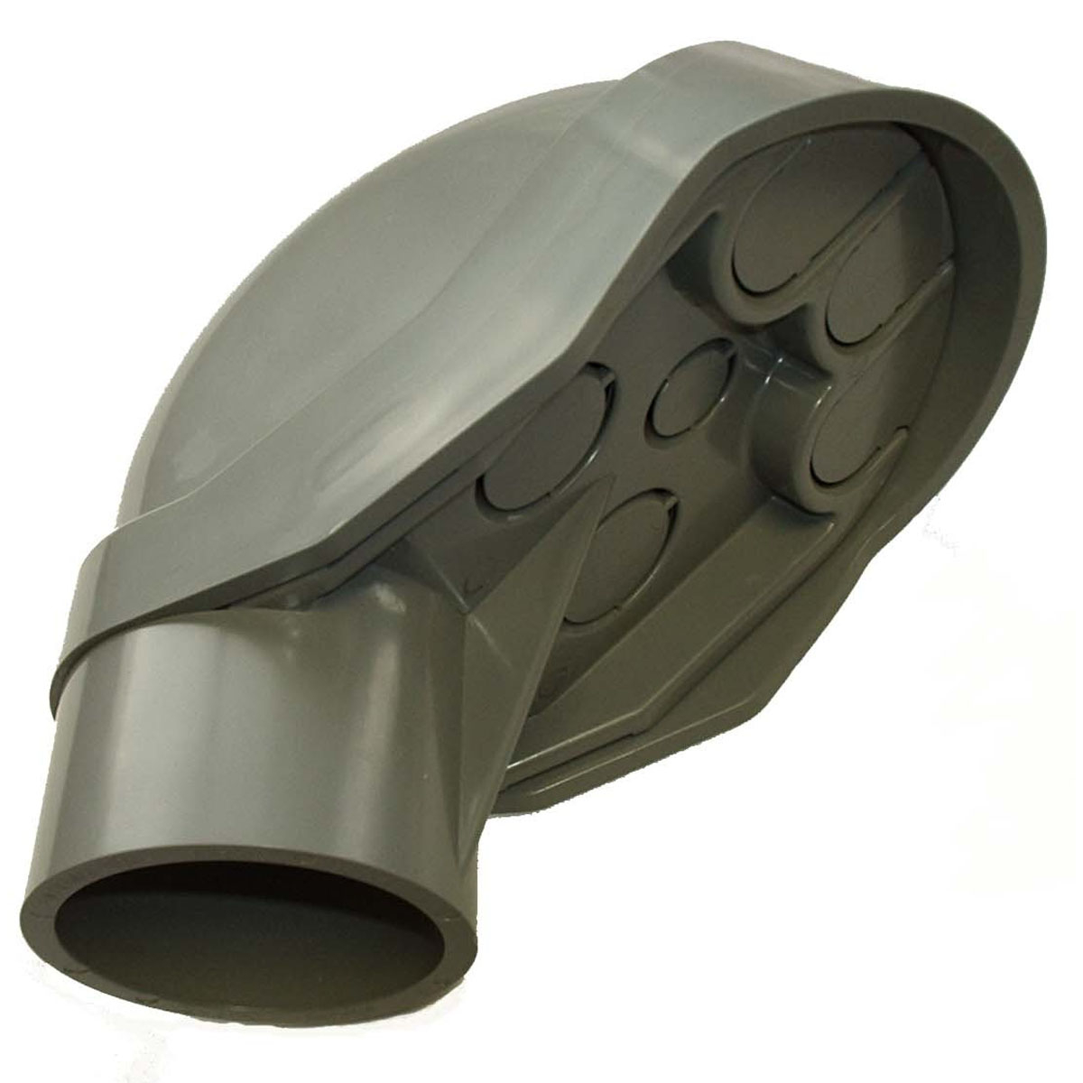 Product image for Carlon E998J 2" PVC Service Entrance Cap, use w/ Sch40/80 Conduit - Gray