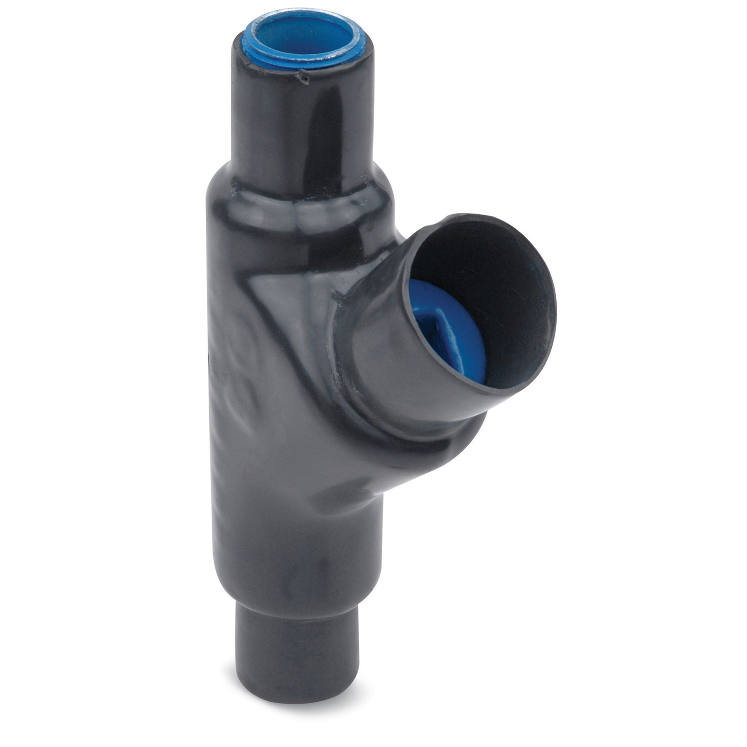 Product image for Ocal EYS316-G 1" PVC-Coated Ocal-Blue® Sealing Fitting, Male & Female, Vertical or Horizontal - Gray