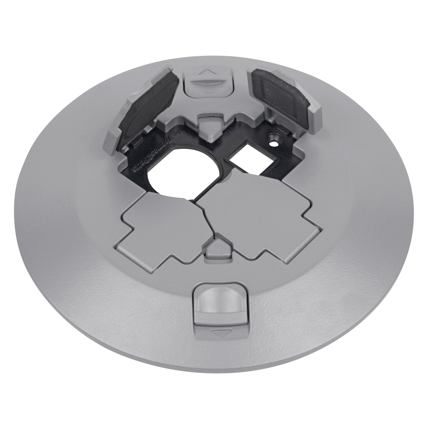 Product image for ABB FPT3-CVR-GRY 2X2 POKE-THRU COVE