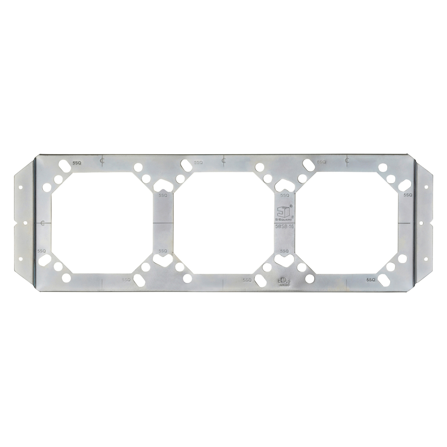 Product image for Steel City H16S-82-3 5" Square Support Bracket, 16" Stud Centers