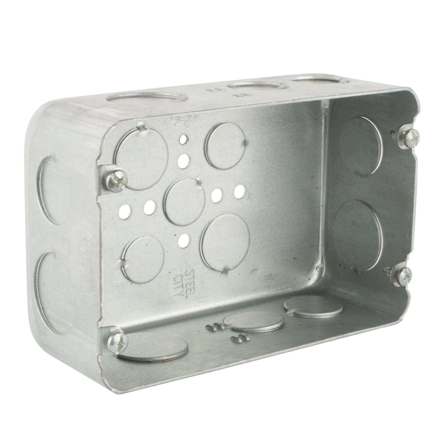 Product image for ABB H2BD 3/4 1 2 GANG DEEP BOX, 1IN