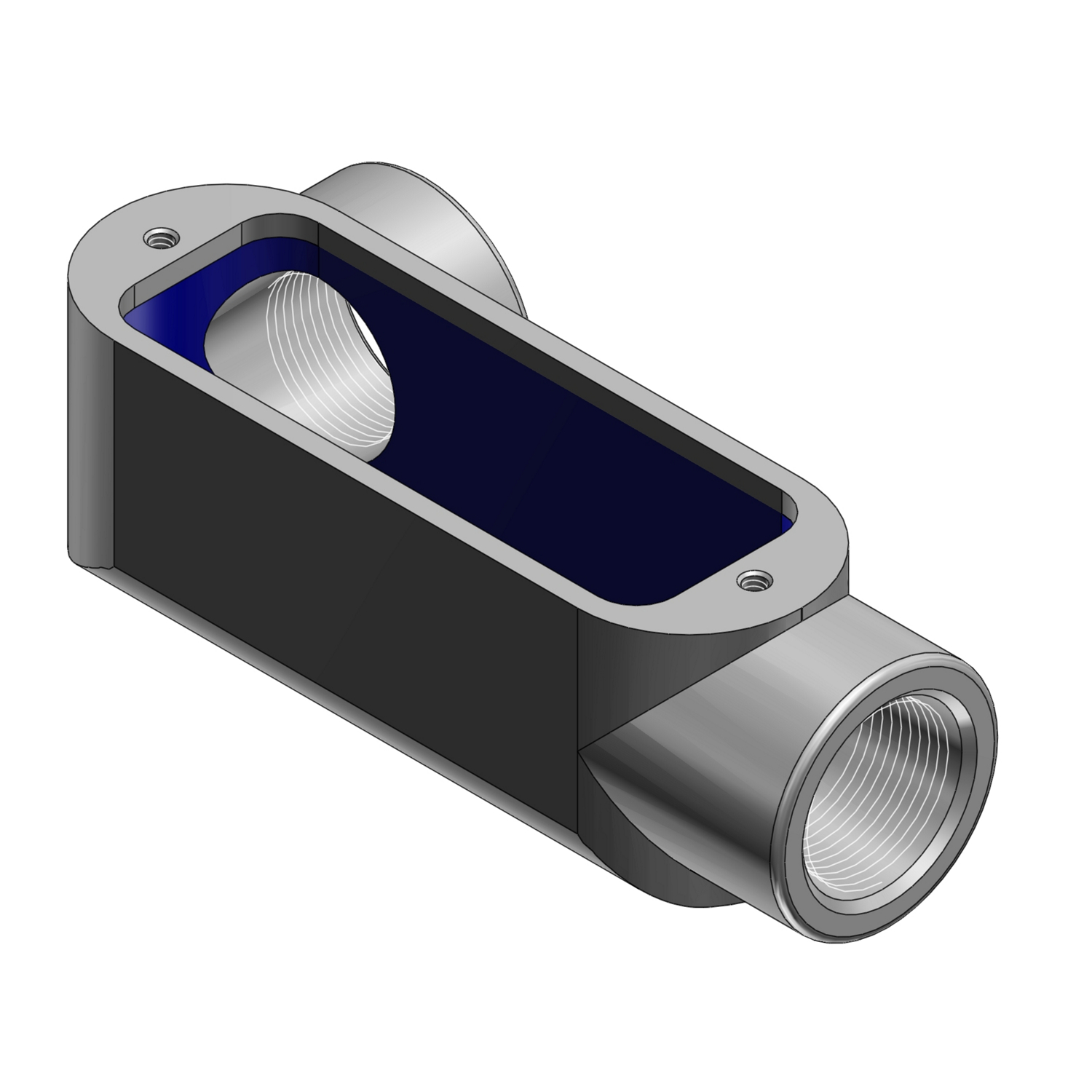 Product image for ABB LL18 1/2 INCH CONDUIT BODY,IRON