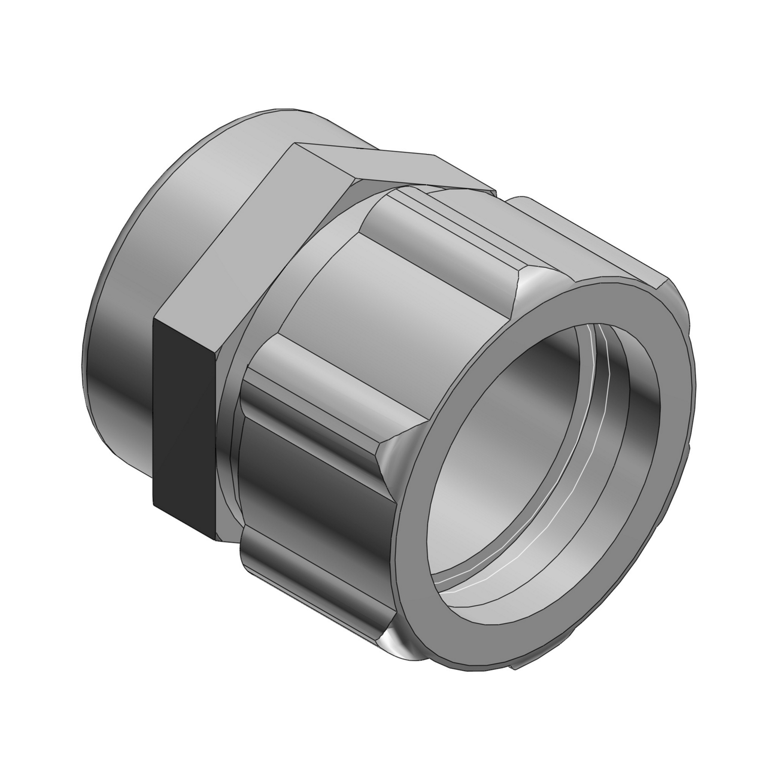 Product image for Thomas & Betts LTA10024 1 Inch Liquidtight Adapter