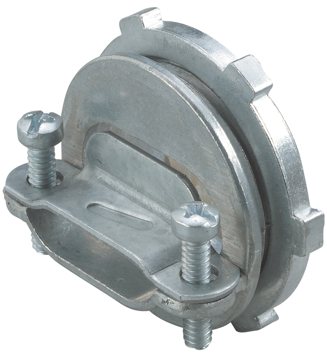 Product image for Steel City NC041 1-1/4" Clamp Type Connector, Non-Watertight, Die Cast Zinc