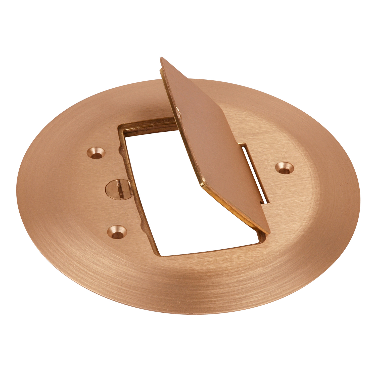 Product image for Steel City P60-CACP-GFCI Brass GFCI Carpet Plate