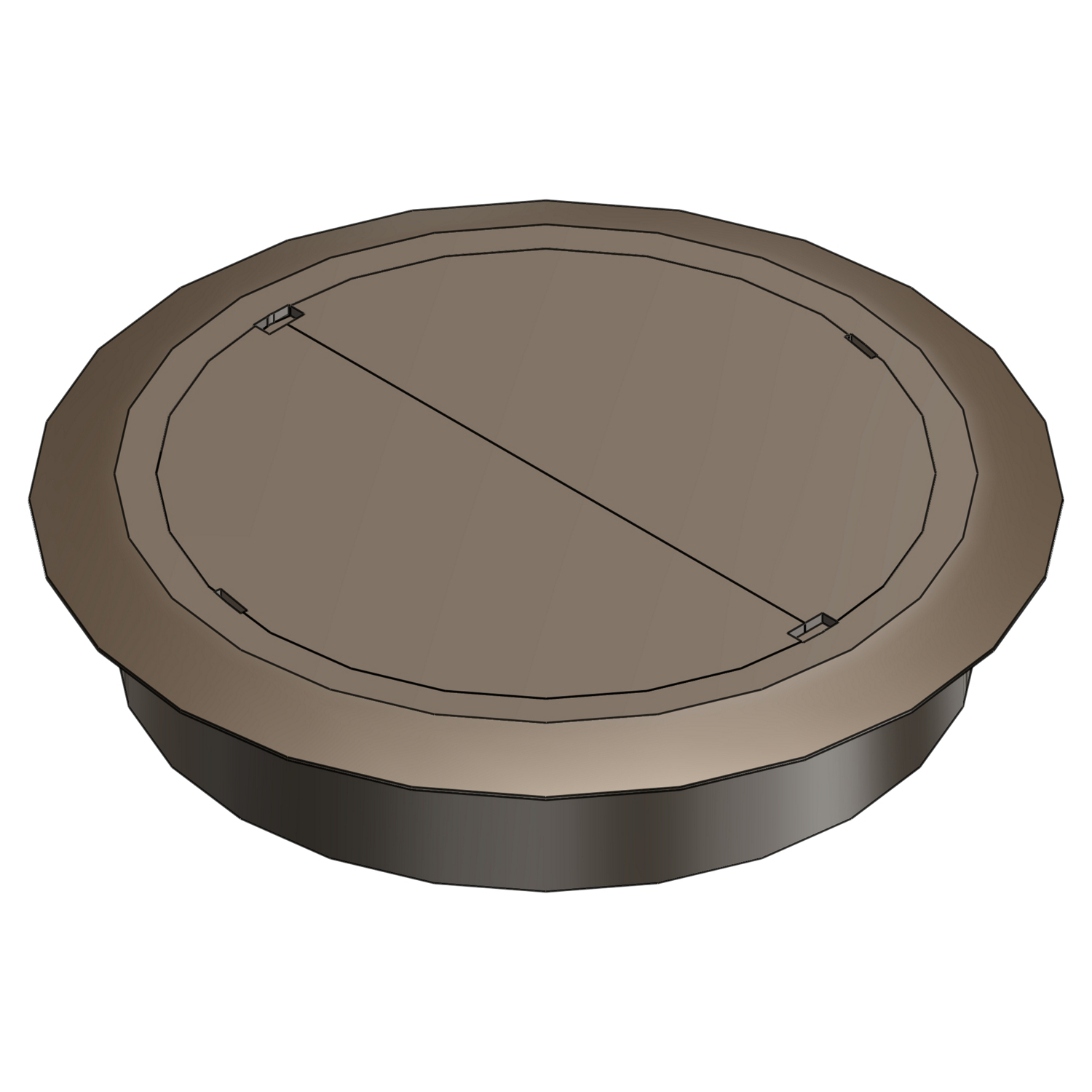 Product image for ABB P 62 CP BRN COVER PLATE, INCLUD