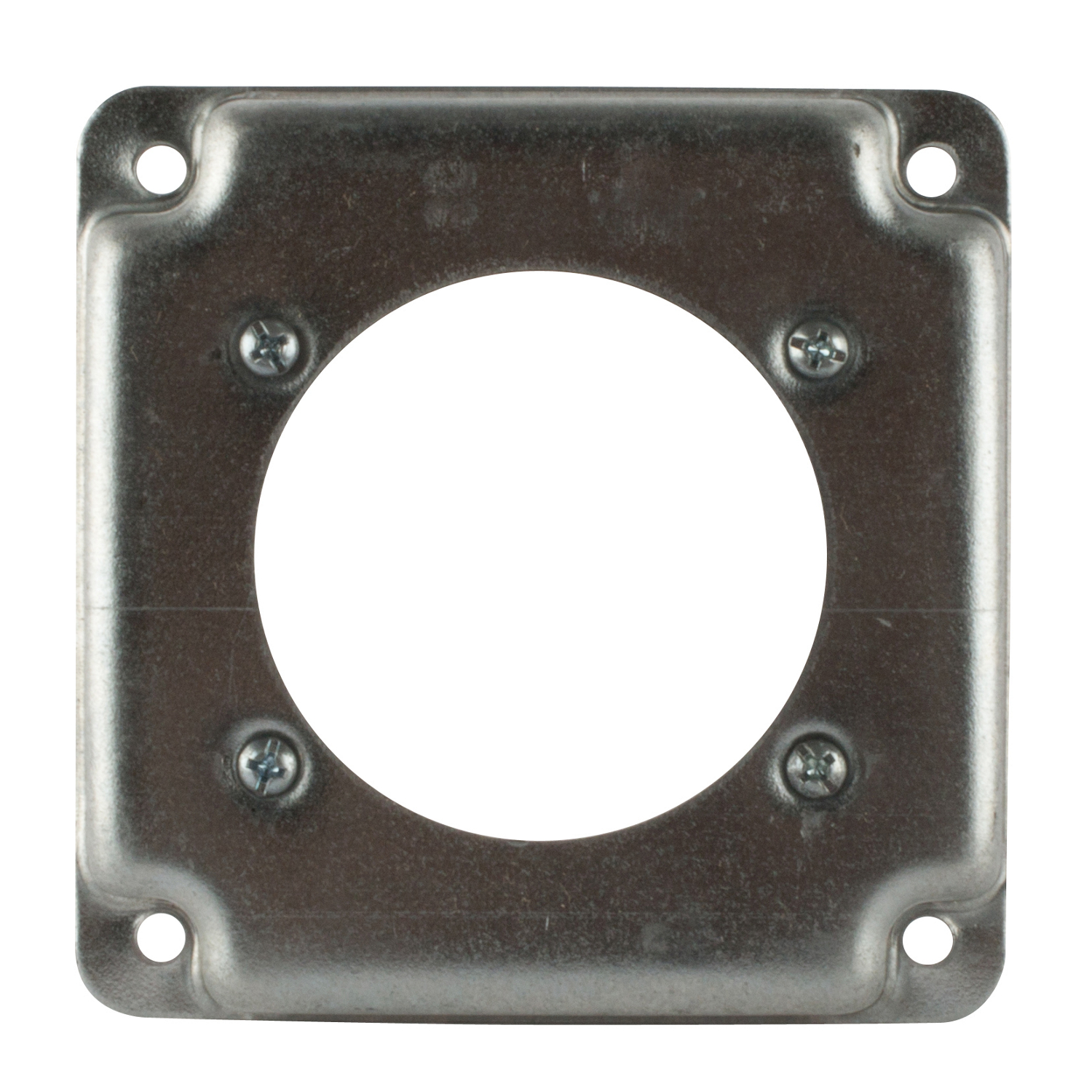 Product image for Steel City RS14-30 4 Inch Side 5 In. 2-15/32 Inch Diameter Hole Steel Square Box Cover