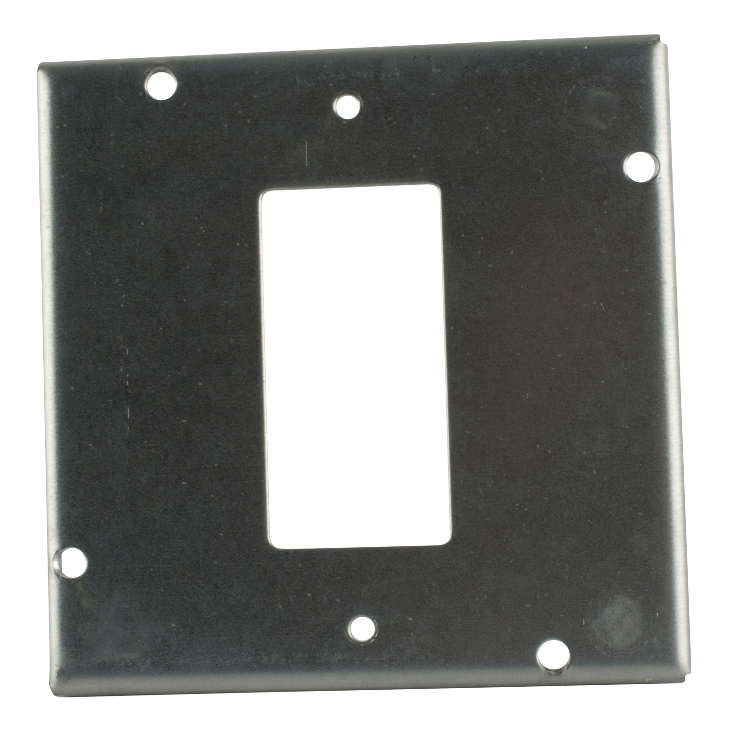 Product image for Steel City RSL-16 4-11/16 Square Ground Fault Receptacle Steel Cover