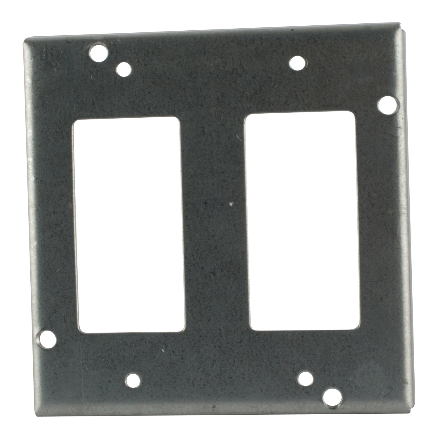 Product image for Steel City RSL-17 4-11/16 Square 2 Ground Fault Receptacle Steel Cover