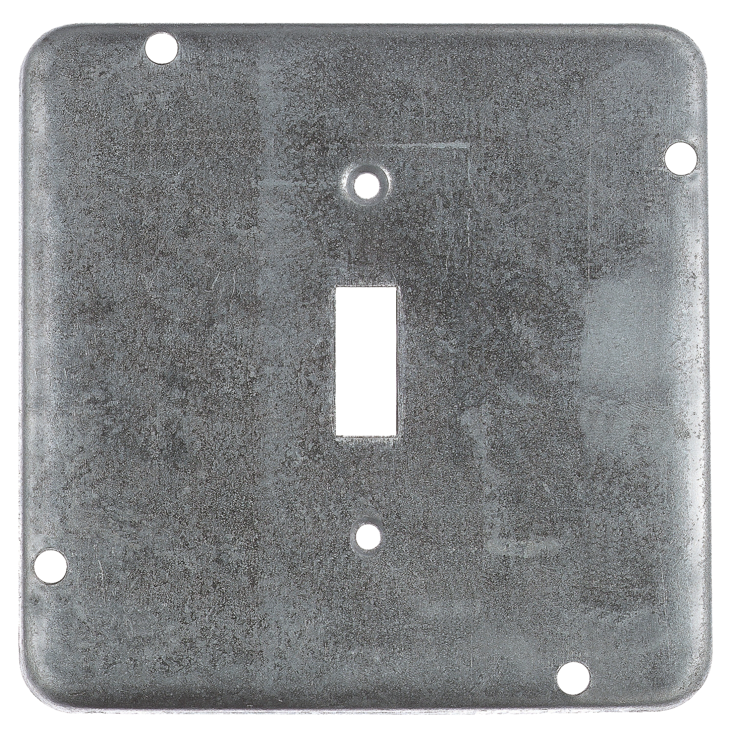 Product image for Steel City RSL-9 4-11/16 Square Toggle Switch Steel Cover
