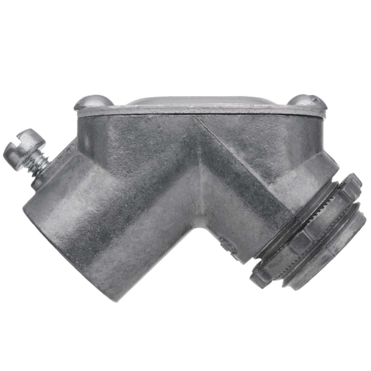 Product image for Steel City TL-211 1/2 Inch EMT Die-Cast EMT to Box Set Screw Pulling Elbow