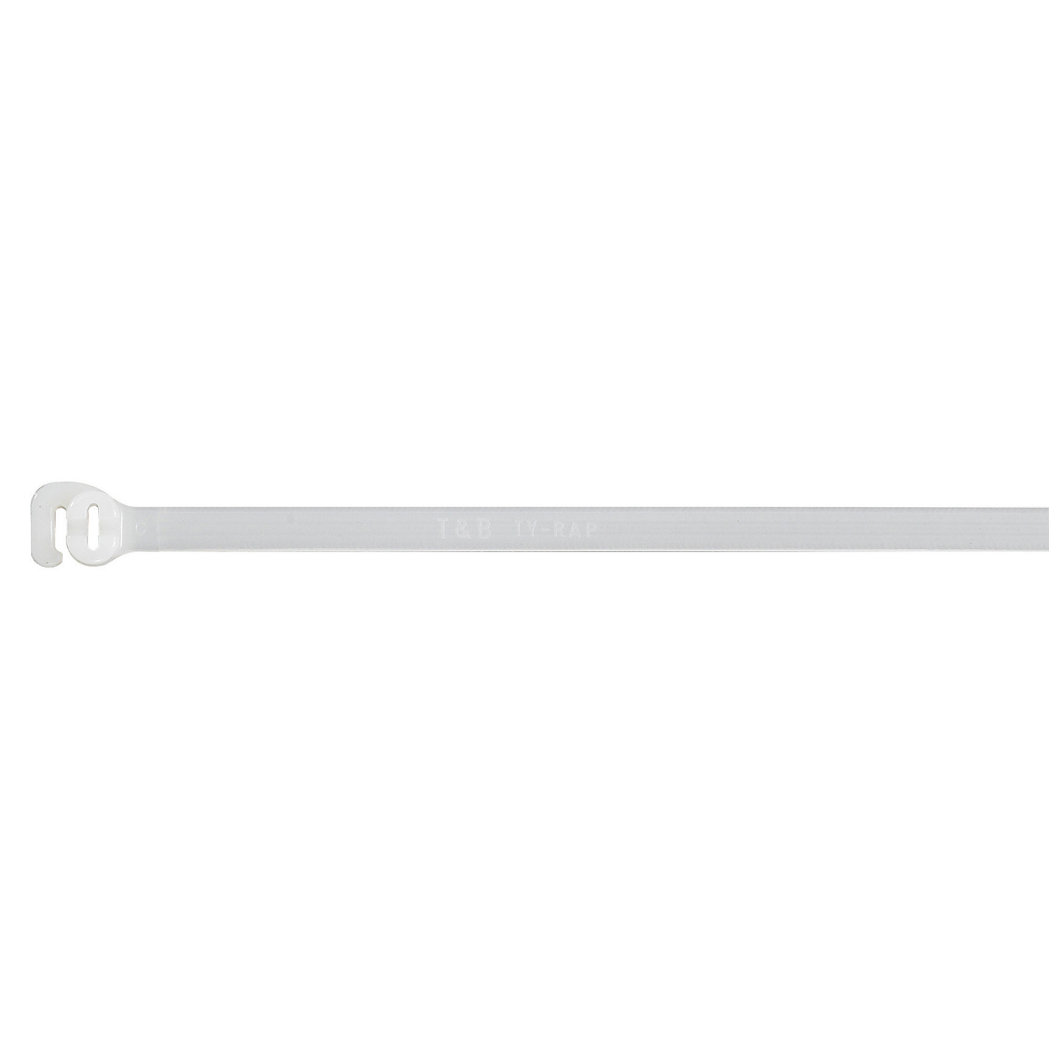 Product image for Thomas & Betts TYR505 8 Inch 50 lb Natural Releasable Cable Tie