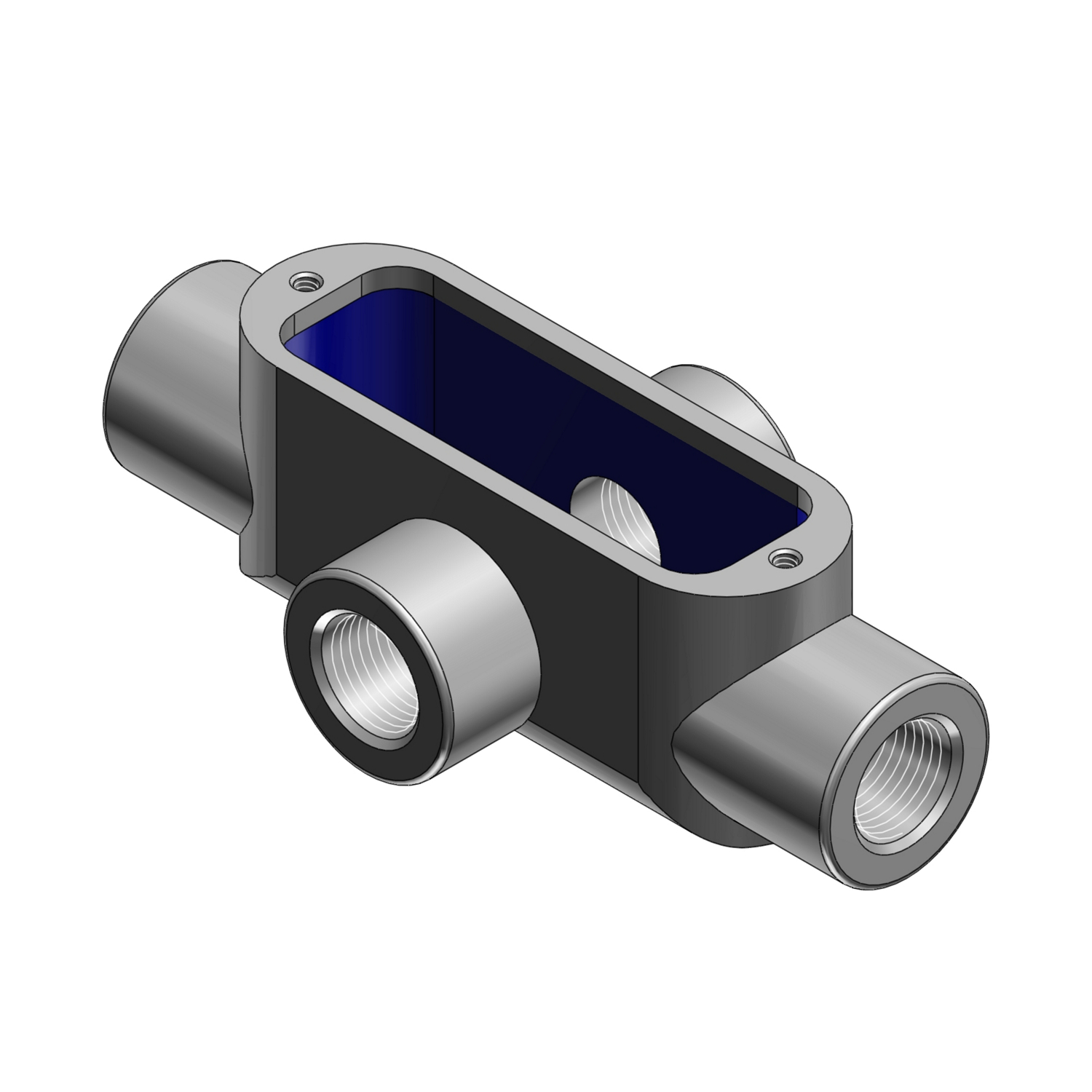 Product image for ABB X28 3/4 IN CONDUIT BODY IRON X