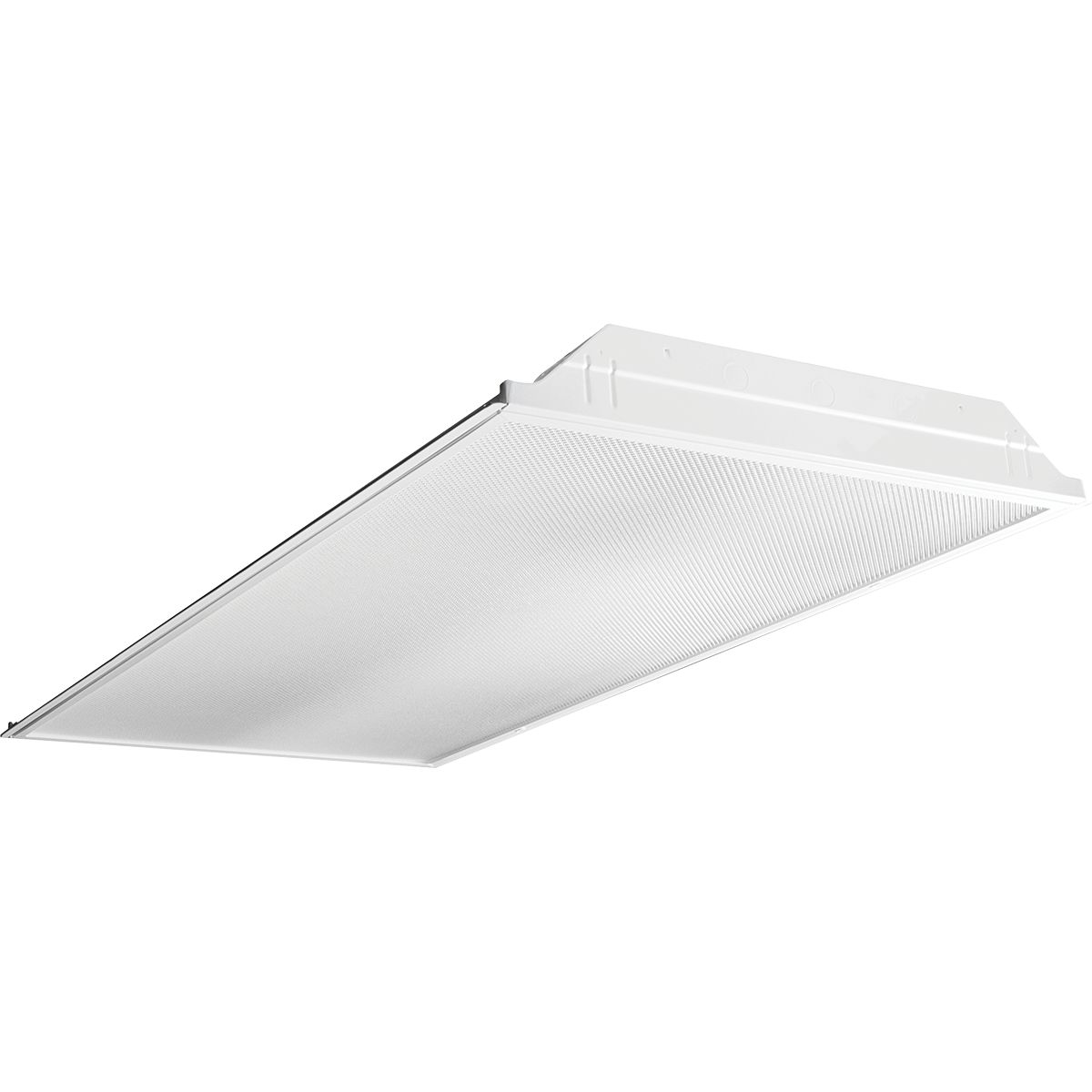 LJT Series, Lensed LED troffer, 2x4, Color Temperature: 3500 K, Color Rendering Index (CRI): 83 CRI, Lumen Output Category: medium lumen, Light Output: 4772 lm, Wattage: 45 W, Mounting Type: Recessed, Ceiling Type: Grid, Lens Type: Pat #12 Acrylic Lens, Driver type: 0-10V dimming, Voltage Rating: 120-277 VAC.