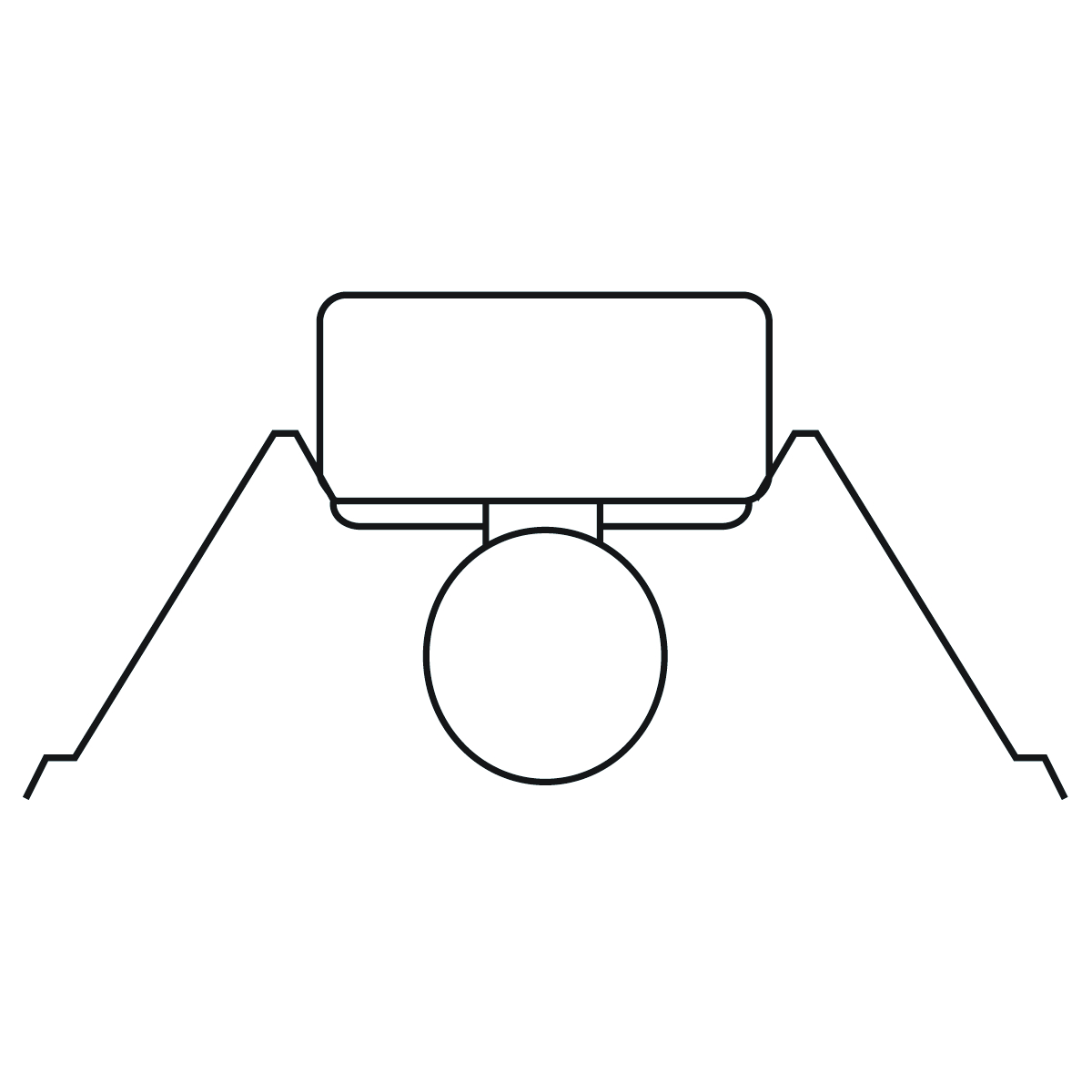Product image for COL CSRA4 STRIPLIGHT, 4' ASYMMETRIC