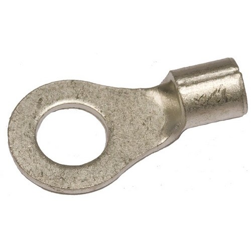 Non-Insulated Ring Terminals - 12-10 Wire, 1/4