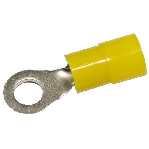 Nylon Insulated Ring Terminals - 12-10 Wire, 1/4