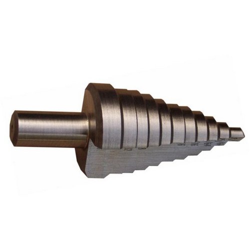 13988 601986139885 Step Drill Bits 1/4" thru 1-3/8" - A great Step Drill Bit for electrical applications.Step Drill Bits 1/4" thru 1-3/8" features include:  One Step Drill Bit allows you the flexibility to drill various hole diameters Self-starting point eliminates starter holes or punches Double-fluted design for balanced cuts, faster penetration, amp; cooler operation Use for metal studs, switchboxes, lighting fixtures, junction boxes, etc. All bits marked with sizes Step Drill Bit Automatically de-burs drilled hole Heat treated amp; tempered for maximum strength amp; life Dimension Measurements = Inches Order Qty of 1 = 1 Piece Below is more info on our Step Drill Bits 1/4" thru 1-3/8"