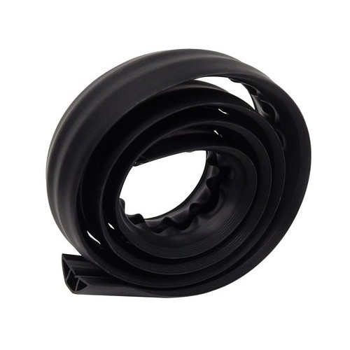 Floor Wiring Ducts Soft Wiring Duct Black 2-1/2" - Soft Wiring Duct for simple wiring organization.Soft Wiring Duct Black 2-1/"? features include: Soft wiring duct is safe temporary or permanent enclosure of electrical cords, data cables, amp; other...