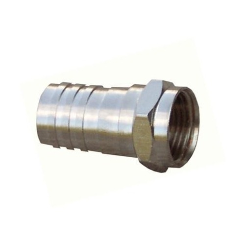 Type 'F' Coaxial Connector - Crimp On RG59 - Crimp On F Connector permanently terminates Coaxial cable.Type 'F' Coaxial Connector - Crimp On RG59 features include:  Connector terminates coaxial cable Crimp on to prepared cable end Order Qty of 10 = 1 Bag of 10 Below is more info on our Type 'F' Coaxial Connector - Crimp On RG59