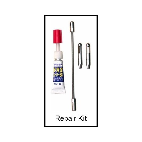 Fiberglass Repair Kit (glue, 2 eyelets, 1 leader) - This Fiberglass Fish Tape is non-conductive and fast.Fiberglass Repair Kit (glue, 2 eyelets, 1 leader) features include:  Repair Kit for Fiberglass leader Kits includes: Glue, 2 Eyelets, 1 Leader Due to the non-conductive materials this products is made of, the tip is susceptible to breakage. Tip must be repaired by user. Returns due to tip breakage will not be accepted. Order Qty of 1 = 1 Piece Below is more info on our Fiberglass Repair Kit (glue, 2 eyelets, 1 leader)