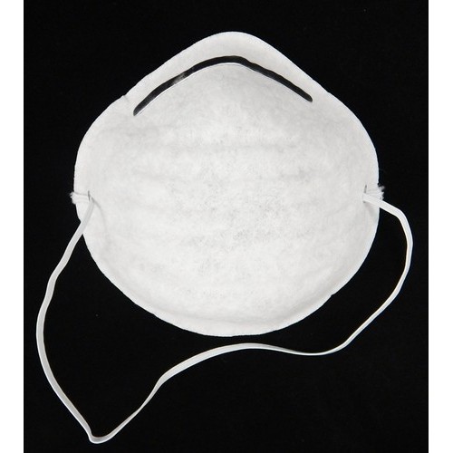 Non-Toxic Dust Mask - A standard Nuisance Dust Mask for non-toxic environments.Non-Toxic Dust Mask features include:  Standard Dust Mask Dependable protection where workers are exposed to nuisance dust amp; powders Not designed for use as protection against toxic dusts amp; vapors Disposable, lightweight, odorless, fiberglass free, non-irritating to the skin, and soft flexible nose bridge for a custom seal BFE (Bacteria Filtration Efficiency) up to 99.9% at 3.6 micron particle size Nuisance Dust Mask has Single strap to secure Order Qty of 1 = 1 Pack of 10 Below is more info on our Non-Toxic Dust Mask