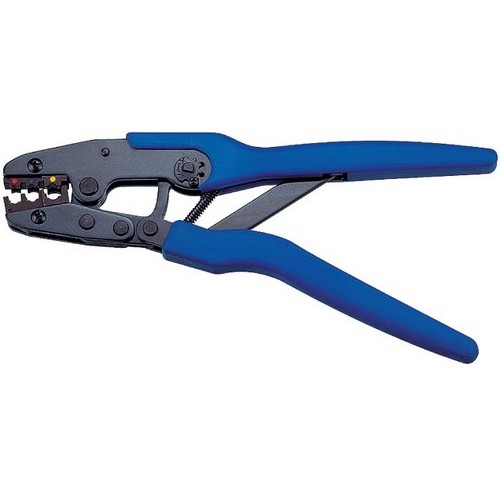 Controlled Cycle Insulated Terminal Crimp Tool #22 - #10 - For Crimping Insulated Terminals - Ring, Fork/Spade, Butt Splice, Parallel Splice, Blade Type TerminalsControlled Cycle Insulated Terminal Crimp Tool #22 - #10 features include:  For Crimping Insulated Terminals - Ring, Fork/Spade, Butt Splice, Parallel Splice, Blade Type Terminals Terminal Range: #22 - #10 Awg Controlled Cycle Mechanism ensures perfect crimp every time Ergonomic Cushion Grip Handle Design Safety Release Mechanism Order Qty of 1 = 1 Piece Below is more info on our Controlled Cycle Insulated Terminal Crimp Tool #22 - #10
