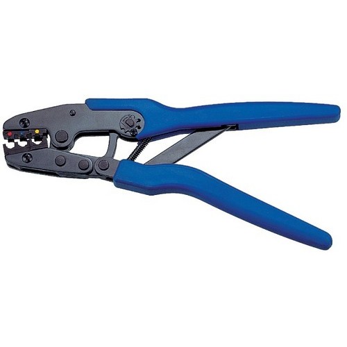 Controlled Cycle Insulated Disconnect Crimp Tool #22 - #10 - For Crimping Insulated Terminals - Male  Female Disconnects Controlled Cycle Insulated Disconnect Crimp Tool #22 - #10 features include:  For Crimping Insulated Terminals - Male  Female Disconnects Terminal Range: #22 - #10 Awg Controlled Cycle Mechanism ensures perfect crimp every time Ergonomic Cushion Grip Handle Design Safety Release Mechanism Order Qty of 1 = 1 Piece Below is more info on our Controlled Cycle Insulated Disconnect Crimp Tool #22 - #10