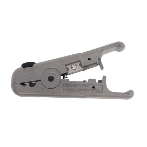 UTP/STP  Flat Cable Stripping  Cutting Tools 54518 - A mult-use Computer Cable Wire Cutter and stripper.UTP/STP  Flat Cable Stripping  Cutting Tools 54518 features include:  Computer Cable Wire Cutter For round Cat3, Cat5E, Cat6 (UTP amp; STP) amp; flat cable amp; other multi-conductor computer cables Computer cable, speaker cable, intercom cable, SPT-1, SPT-2, phone wire amp; alarm wire Irregular Out: shape insulation can be put into the front ldquo;V and ldquo;U guide Rotate the tool 1-3 times by index finger for stripping the outer insulations easily Computer Cable Wire Cutter has Adjustable knob for fitting different cable sizes Order Qty of 1 = 1 Piece Below is more info on our UTP/STP  Flat Cable Stripping  Cutting Tools 54518