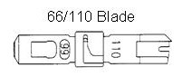 110 Blade - This replacement blade for the impact punch down tool.110 Blade features include:  Replacement blade for Impact punch down tool for 110 Block Order Qty of 1 = 1 Piece Below is more info on our 110 Blade