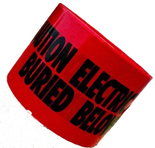 Underground Tape 'Caution Buried Electric Line Below' (3"? X 300Ft Red) - This High-Vis Underground Tape is perfect for identifying underground wires.Underground Tape 'Caution Buried Electric Line Below' (3"? X 300Ft Red) features include:  High-Vis...