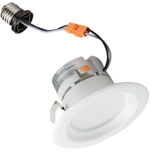 LED Recessed Lighting Retrofit Kit 4 3000K - LED Recessed Lighting Retrofit Kits provide an energy efficient alternative to Incandescent lighting.LED Recessed Lighting Retrofit Kit 4 3000K features include: LED Retrofit Kits for Recessed Downlighting Smooth Bezel Simple Screw In Installation Including In-Line Pluggable Disconnect Can be installed in most 4” Downlights TRIAC Dimming Compatible with most household dimmers Aluminum Housing/Trim - Paintable Input Voltage: 120VAC Input Current: 0.1 Amps Guaranteed Single Bin Color Consistency with enhanced illumination uniformity Dimmable Down to 10% Operating Temperature: 32deg;F to 140deg;F(0deg;C to 60deg;C) 50,000+ Hour LED Life Expectancy Wet Location Rated cETLus Listed 5 year Warranty Order Qty of 1 = 1 PieceSpec SheetIES FileLM79  Below is more info on our LED Recessed Lighting Retrofit Kit 4 3000K