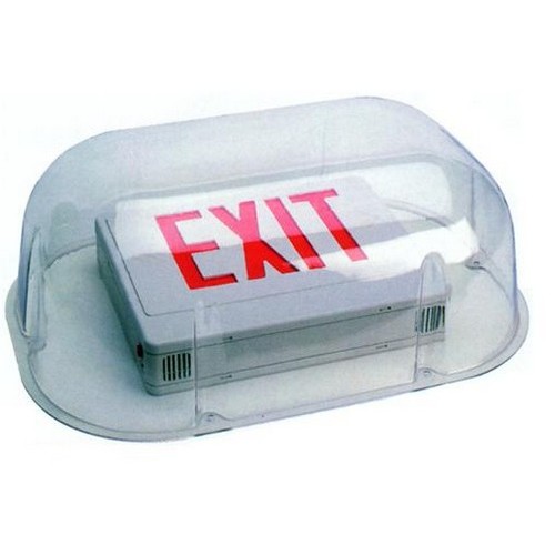 Polycarbonate Vandal/Environmental Shield Guard For Use With Emergency Lights - Our Vandal Shields for Exit Lighting provides safety and security. Polycarbonate Vandal/Environmental Shield Guard For Use With Emergency Lights features include:  High-impact resistant Polycarbonate material Mounting hardware provided for easy installation in the field Fixture Not Included Order Qty of 1 = 1 Piece Spec Sheet  Below is more info on our Polycarbonate Vandal/Environmental Shield Guard For Use With Emergency Lights