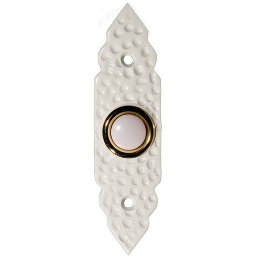 Decorative Pushbutton White - A Decorative White Door Push Button to dress up any entryway.Decorative Pushbutton White features include:  Decorative Design  Back Lit Button Flush Mount 16VDC Metal Constructed Order Qty of 1 = 1 Piece Below is more info on our Decorative Pushbutton White