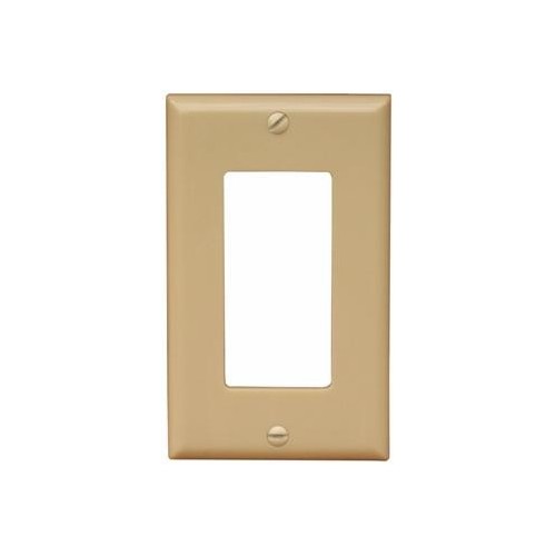 Lexan Wall Plates 1 Gang Decorative/GFCI Ivory - A simple Decorative/GFCI 1 Gang Wall Plate.Lexan Wall Plates 1 Gang Decorative/GFCI Ivory features include:  Decorative/GFCI wall plate is highly resistant to impact, abrasion, oil, acids and discoloration Ideal for use in high-abuse areas Smooth, easy to clean surface Round on edges to prevent injury and wall damage Supplied with color matching painted metal mounting screws Mounting Screws individually wrapped in a small plastic bag to protect plate from scratches Specification Grade - meets all current Federal Specifications Decorative/GFCI wall plate conforms to NEMA amp; ANSI standards Flammability rating UL94V-2 UL Listed Order Qty of 1 = 1 Piece Below is more info on our Lexan Wall Plates 1 Gang Decorative/GFCI Ivory