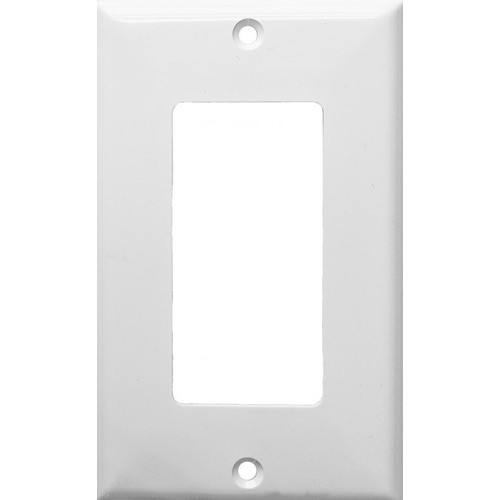 Lexan Wall Plates 1 Gang Decorative/GFCI White - A simple Decorative/GFCI 1 Gang Wall Plate.Lexan Wall Plates 1 Gang Decorative/GFCI White features include:  Decorative/GFCI wall plate is highly resistant to impact, abrasion, oil, acids and discoloration Ideal for use in high-abuse areas Smooth, easy to clean surface Round on edges to prevent injury and wall damage Supplied with color matching painted metal mounting screws Mounting Screws individually wrapped in a small plastic bag to protect plate from scratches Specification Grade - meets all current Federal Specifications Decorative/GFCI wall plate conforms to NEMA amp; ANSI standards Flammability rating UL94V-2 UL Listed Order Qty of 1 = 1 Piece Below is more info on our Lexan Wall Plates 1 Gang Decorative/GFCI White