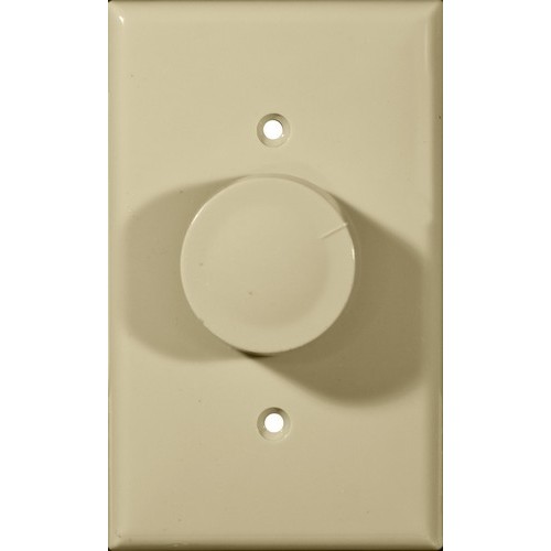 Rotary Dimmer Ivory Single Pole (Turn On/Off) - An easy way to dim lighting.Rotary Dimmer Ivory Single Pole (Turn On/Off) features include:  Fits standard wall box Suppresses Radio Frequency Interference (RFI) Decorative Style permits ganging with other decorative devices Wire leads provide for fast amp; easy assembly amp; wiring 600 Watt Single Pole(Turn On/Off) Includes Wallplate UL listed Order Qty of 1 = 1 Piece Below is more info on our Rotary Dimmer Ivory Single Pole (Turn On/Off)