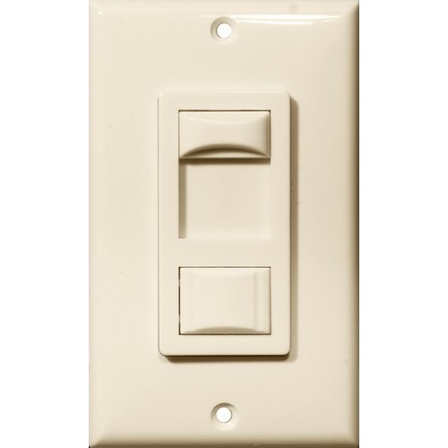 Fluorescent  CFL Dimmer Almond 3-Way - This Dimmer Switch works with CFL and Fluorescent Lighting.Fluorescent  CFL Dimmer Almond 3-Way features include:  Compatible with CFL and Incandescent Lighting 120VAC 600W On/Off Switch Fits standard wall box Suppresses Radio Frequency Interference (RFI) Decorative Style permits ganging with other decorative devices Wire leads provide for fast amp; easy assembly amp; wiring Includes Wallplate Individually Boxed UL Listed Order Qty of 1 = 1 Piece Below is more info on our Fluorescent  CFL Dimmer Almond 3-Way